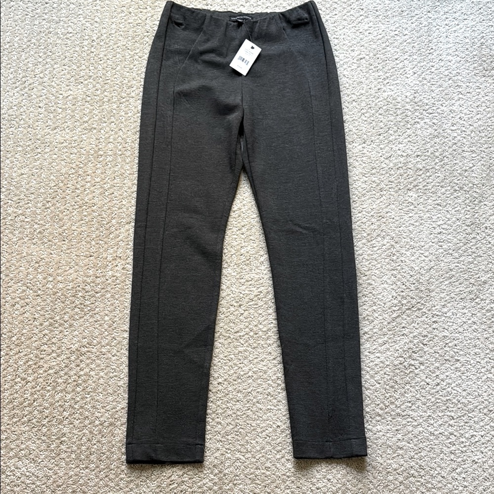NWT Saks Fifth Avenue | Charcoal Stretch Pants Leggings | Size S